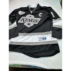 Black‎ Pike 420 Hockey Jersey Men M Embroidered  Street Kings  Streetwear Black